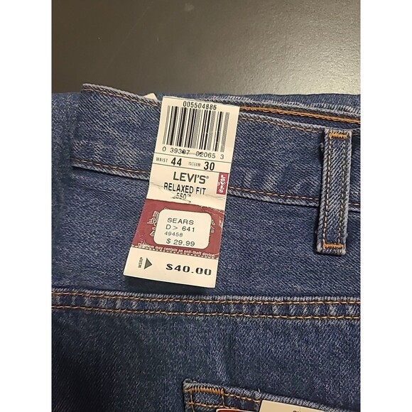 Levis 44 X 30 Mens Jeans 550 Relaxed Fit Tapered Leg Cotton Denim  NEW NWT - Picture 4 of 11
